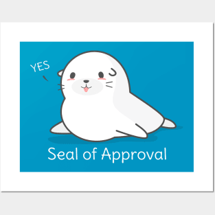 Funny Seal Of Approval T-Shirt Posters and Art